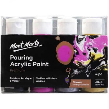 Mont MARTE Fluid Art Pouring Acrylic Paint Set 60ml The Stationers